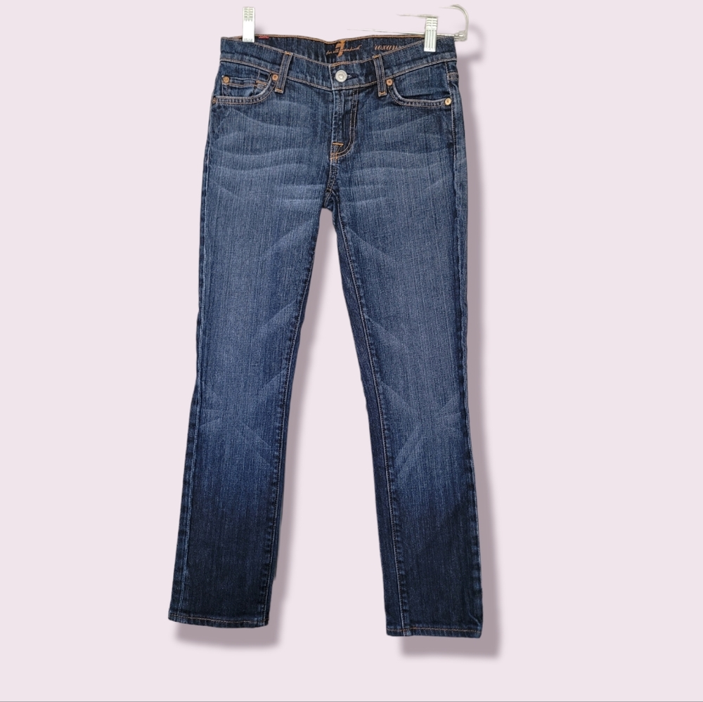 7 For All Mankind Roxanne Whisker Jeans Low Rise